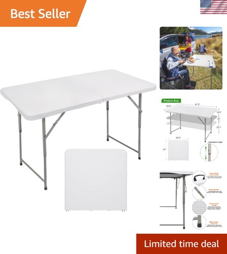 Sturdy 4ft fold half table - sturdy,