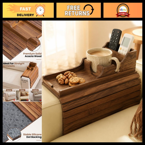Foldable couch armrest table - couch,